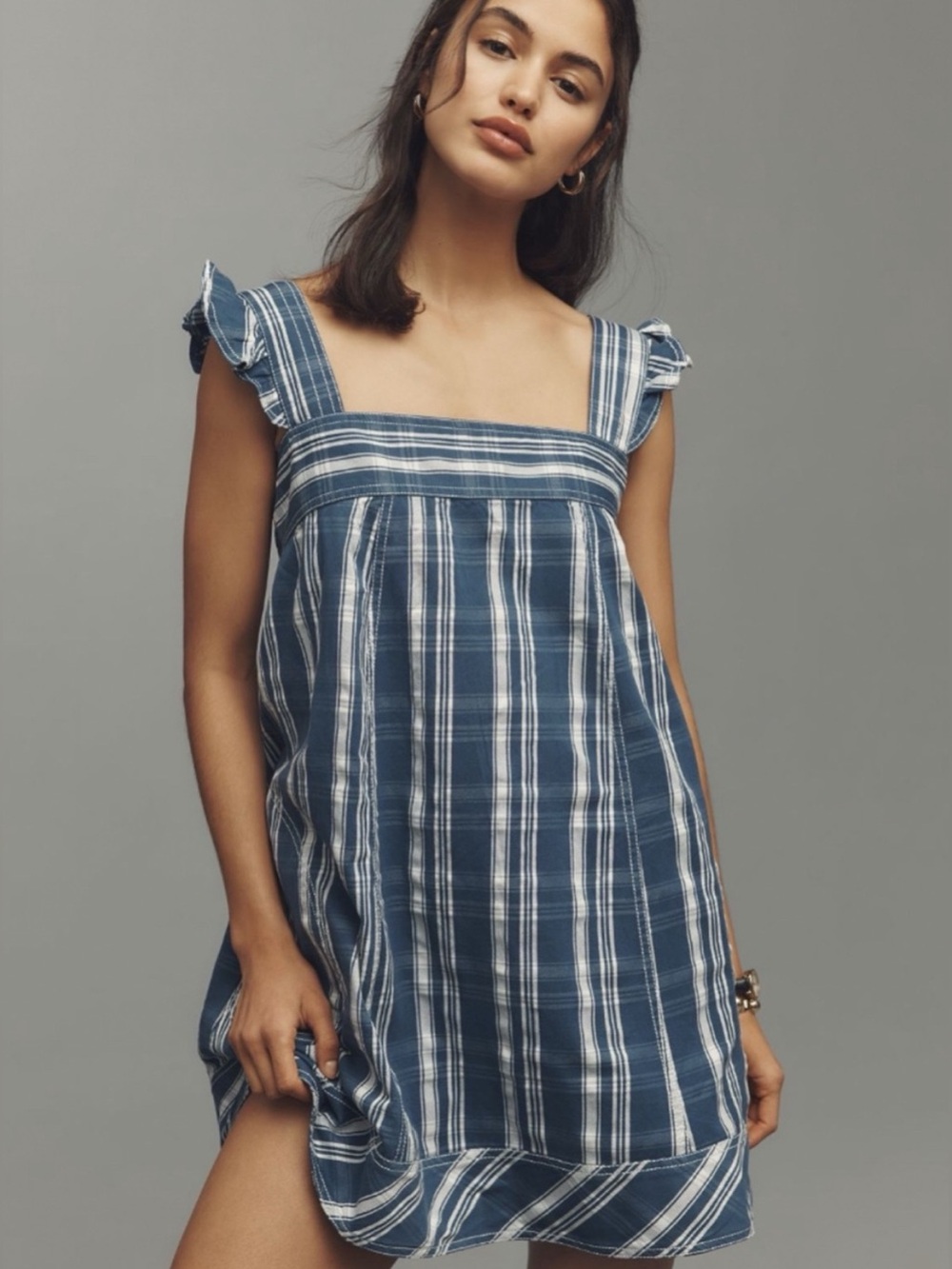 Anthropologie Pilcro Lakeside Swing Mini Dress - XXS - NWOT